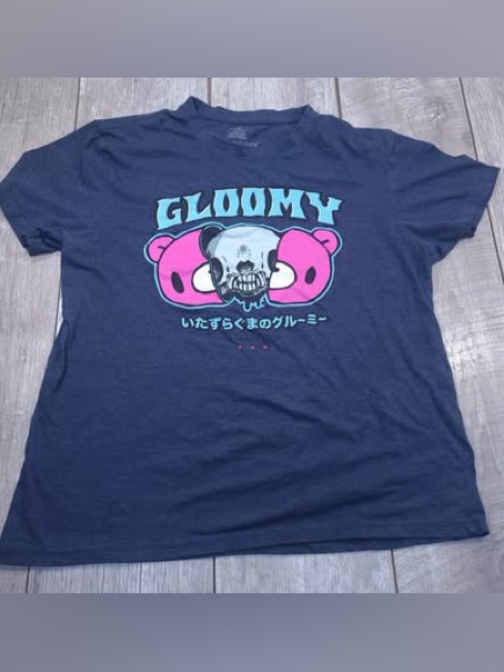 Gloomy bear women’s graphic tee 
Size large 
Super cute and kawaii y2k